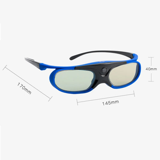 2PCS Active Shutter 3D Glasses for BenQ, Acer, Optoma, and XGIMI Projectors - 96-144HZ Immersive Experience