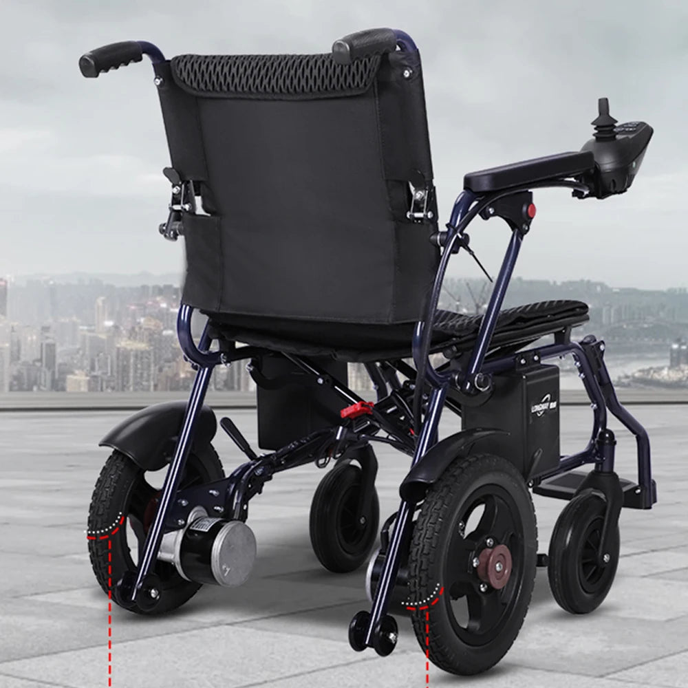 EcoMotion Folding Electric Wheelchair - 27KG, 500W Power, Economical Rehabilitation Therapy Supplies