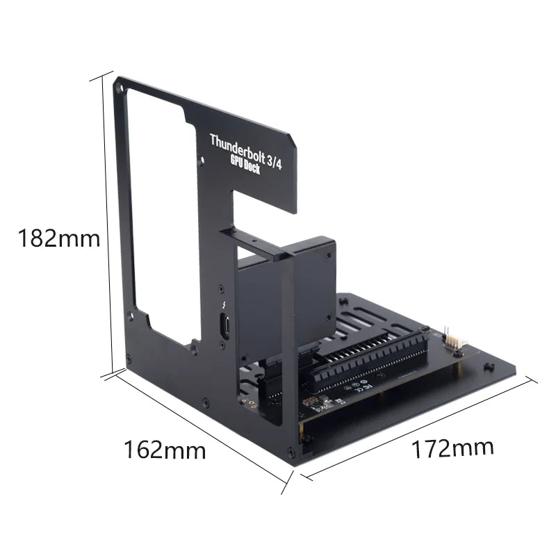 External PCIe Graphics Card Bracket for Thunderbolt 3/4 - Compatible with 7900XT & RTX 4090, Supports ATX Power Supply