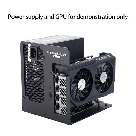 External PCIe Graphics Card Bracket for Thunderbolt 3/4 - Compatible with 7900XT & RTX 4090, Supports ATX Power Supply