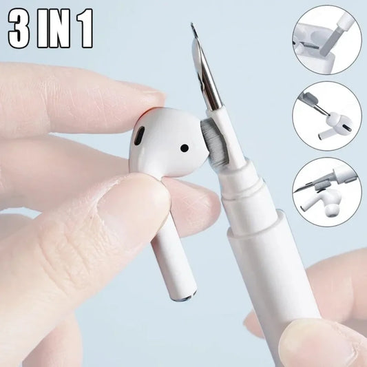 2-in-1 Earphone Cleaning Kit for AirPods Pro & 3 - Brush & Pen Tools for Headphones & Earbuds