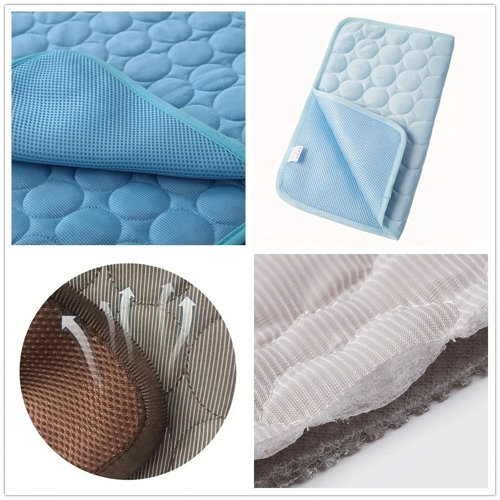 Dog Cooling Mat for Summer - Extra Large Ice Pad for Small & Large Dogs & Cats - Durable Pet Blanket for Sofa Use