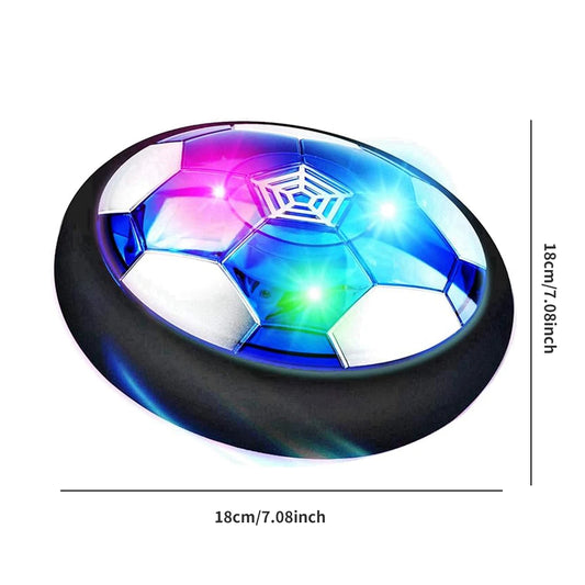 Hover Soccer Ball for Kids - LED Indoor Floating Football with Safe Bumper - Fun Gift for Ages 3+