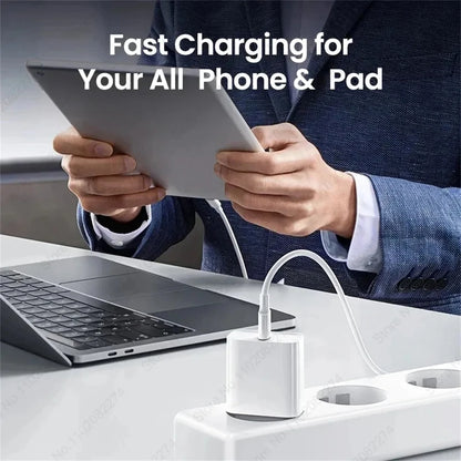 PD 40W Fast Charger for iPhone 14-16 Pro Max & Plus - USB-C Fast Charging Cable
