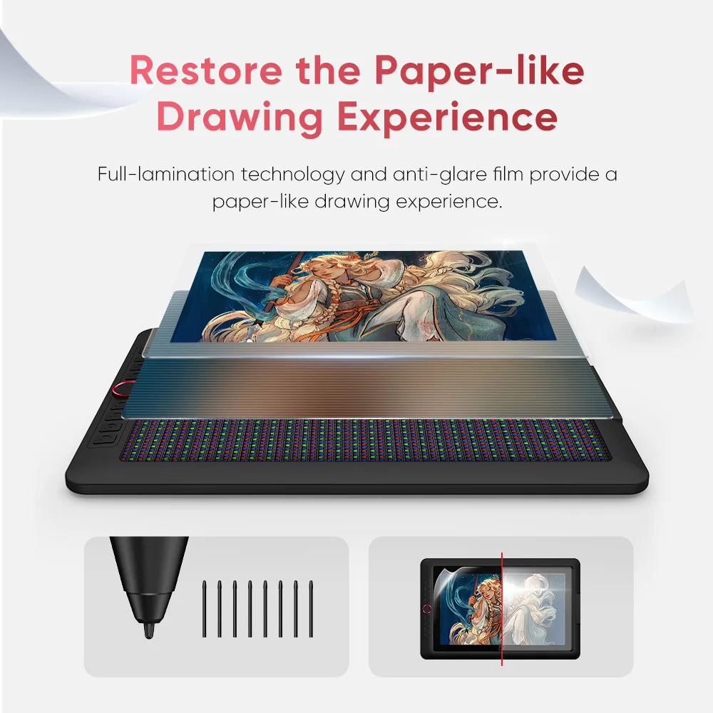 XPPen Artist 15.6 Pro V2 Drawing Tablet for Digital Artists - 16K Pressure Levels, Graphic Monitor for Animation & Art Design