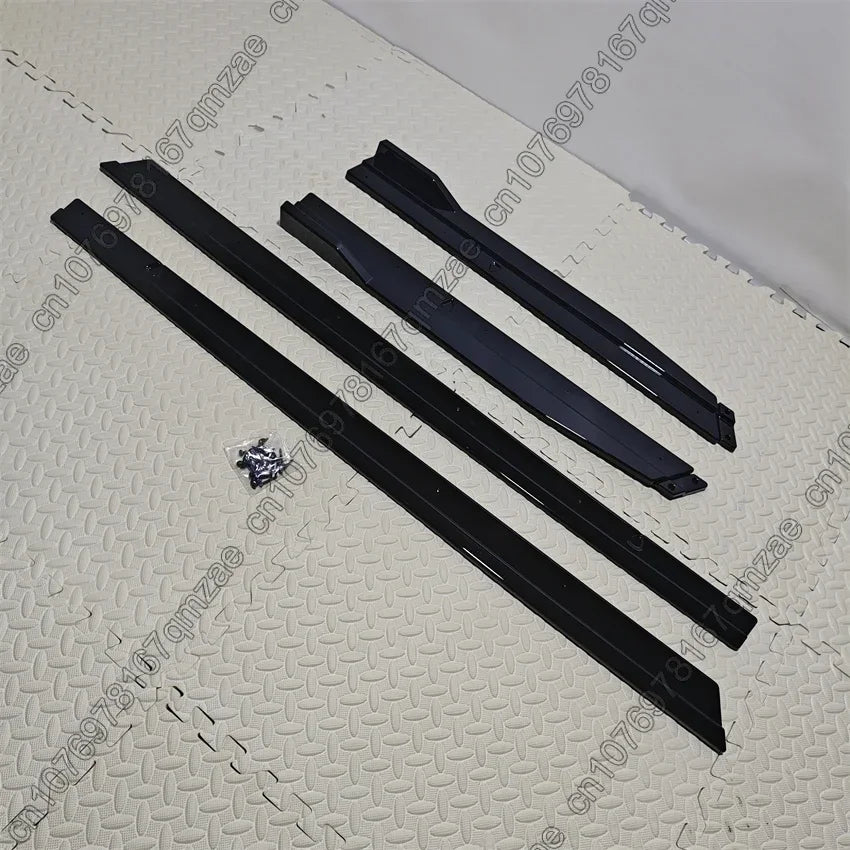 4pcs VW Golf 7 MK7 Side Skirt Splitters 1.90m Lip Spoilers for R GTI R-Line 2013-2019 Bumper Upgrade