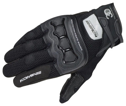 Brown Camo Komine GK 215 3D Mesh Motorcycle Gloves for Summer Riding and Motocross
