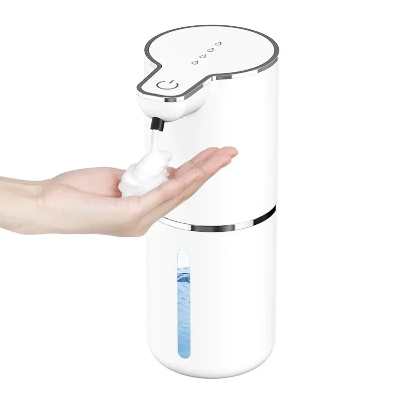 Automatic Waterproof Foam Soap Dispenser for Home & Kitchen - 350ml Rechargeable, Adjustable Foam, Type C