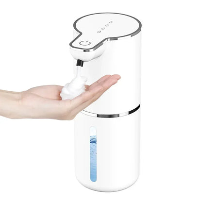 Automatic Waterproof Foam Soap Dispenser for Home & Kitchen - 350ml Rechargeable, Adjustable Foam, Type C