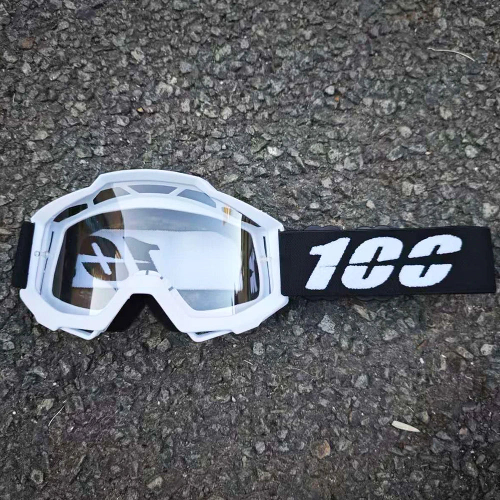 MX Off-Road Goggles for Dirt Bike Racing - Dustproof & Windproof with Durable PC Lens