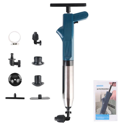 High-Pressure Toilet Plunger for Unblocking Drains - Powerful Clog Remover for Homeowners and DIY Enthusiasts