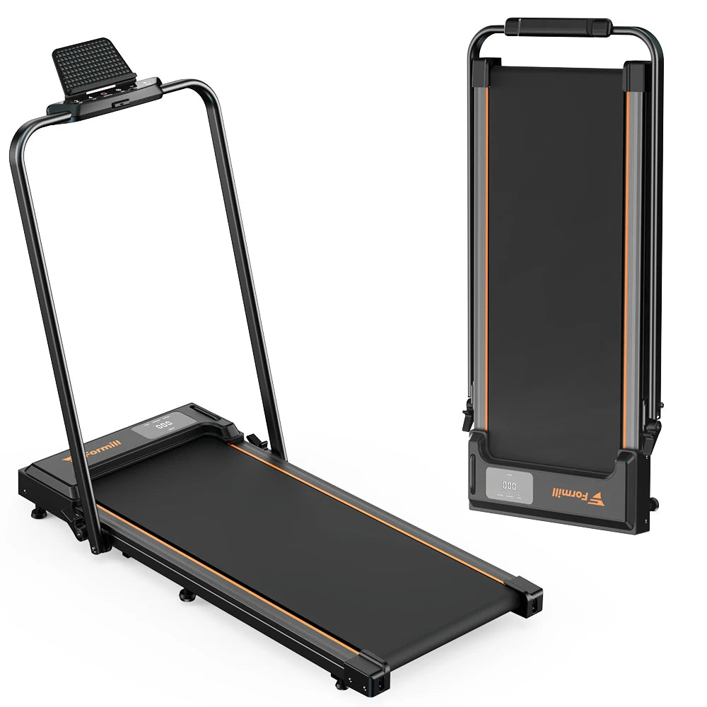 Formill Foldable Treadmill for Home Fitness – Low Noise, Incline & Handrail Options | EU Warehouse