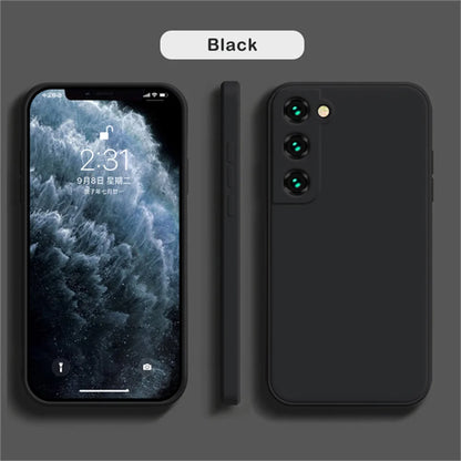 Luxury Liquid Silicone Case for Samsung Galaxy S25, S24, S20, S21, S22, S23, Note 20, A71, A52, A51, A41