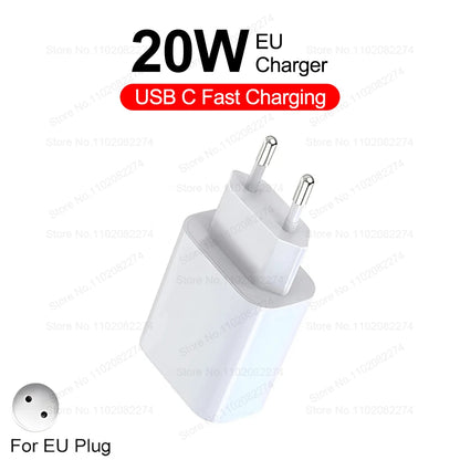 PD 40W Fast Charger for iPhone 14-16 Pro Max & Plus - USB-C Fast Charging Cable