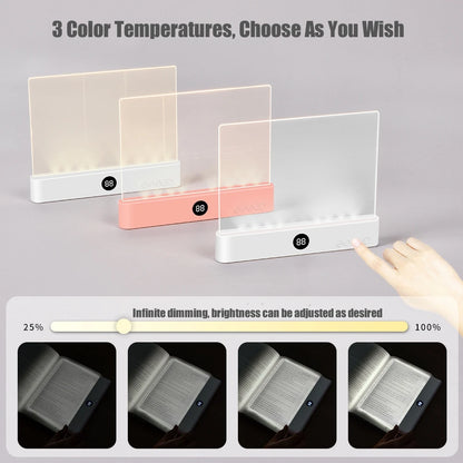 LED Reading Light for Students - Eye Protection, Night Vision, USB Charging Book Lamp for Indoor Use