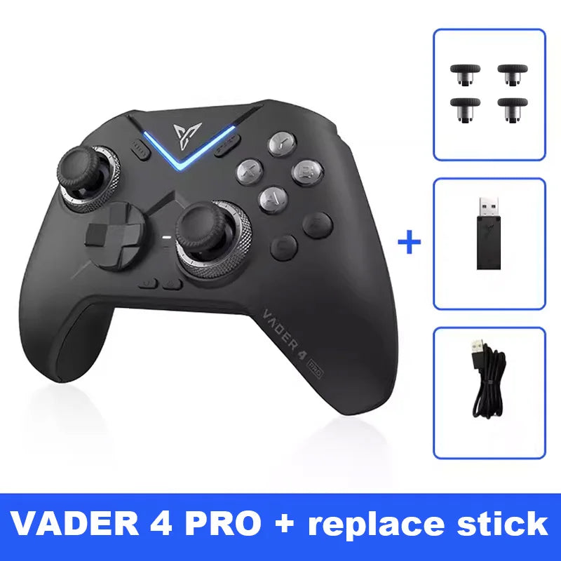 Flydigi Vader 4 Pro Wireless Game Controller for PC, Switch, Mobile, and TV - Vibrate Trigger, 1000Hz Performance