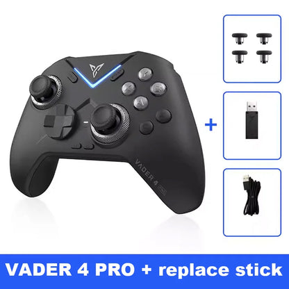 Flydigi Vader 4 Pro Wireless Game Controller for PC, Switch, Mobile, and TV - Vibrate Trigger, 1000Hz Performance