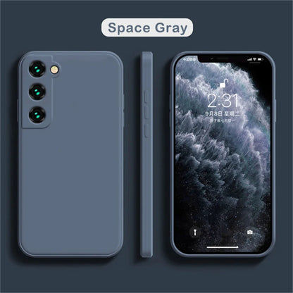 Luxury Liquid Silicone Case for Samsung Galaxy S25, S24, S20, S21, S22, S23, Note 20, A71, A52, A51, A41