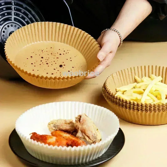 20cm Air Fryer Parchment Paper Liners for Baking, Cooking & Pastry - Disposable Oven Accessories