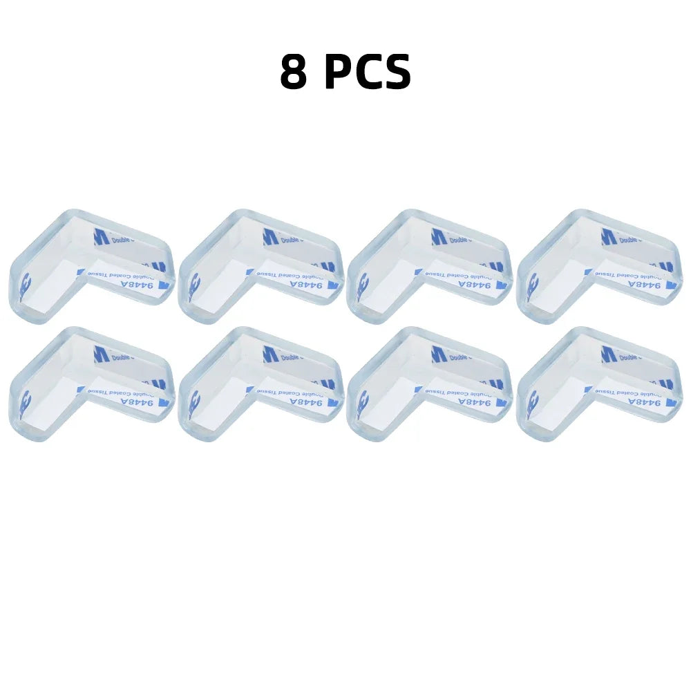 Baby Corner Protectors - Silicone Edge Guards for Safe Homes, Clear Furniture Bumpers for Child Safety