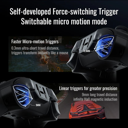 Flydigi Vader 4 Pro Wireless Game Controller for PC, Switch, Mobile, and TV - Vibrate Trigger, 1000Hz Performance