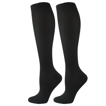 Varicose Veins Compression Socks for Golf, Rugby, Running, Hiking, Travel & Driving - Unisex Anti-Fatigue Support
