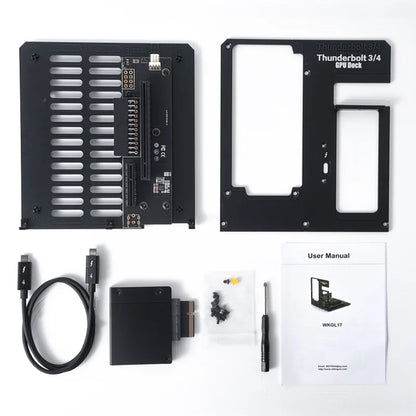 External PCIe Graphics Card Bracket for Thunderbolt 3/4 - Compatible with 7900XT & RTX 4090, Supports ATX Power Supply
