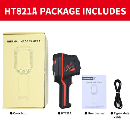 HABOTEST HT821A Handheld Thermal Imaging Camera for Professionals -20℃ to 550℃, Waterproof, Dustproof, Anti-Drop