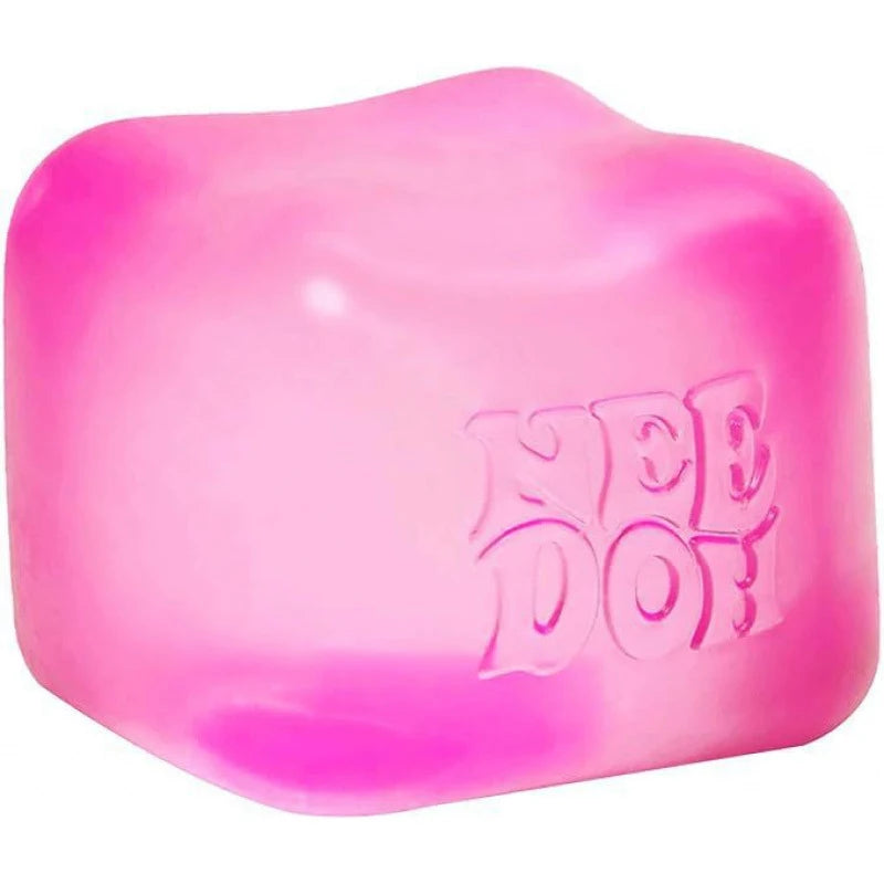Needoh Nice Cube - Sensory Stress Reliever Fidget Tool for Adults & Kids - Anxiety & Focus Aid for Desk Use