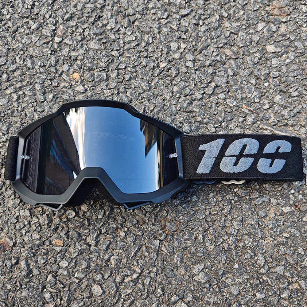 MX Off-Road Goggles for Dirt Bike Racing - Dustproof & Windproof with Durable PC Lens
