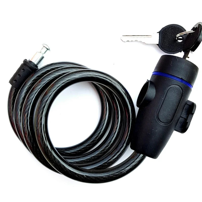 Heavy Duty Motorcycle Chain Lock 80cm - Metal Anti-Theft Bike Lock with 2 Keys for Maximum Bicycle Security