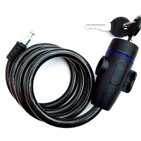 Heavy Duty Motorcycle Chain Lock 80cm - Metal Anti-Theft Bike Lock with 2 Keys for Maximum Bicycle Security