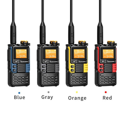 Quansheng UV-K5 Air Band Radio - 5W UHF VHF Intercom with Type C Charging, NOAA & DTMF FM Scrambler for Adventurers