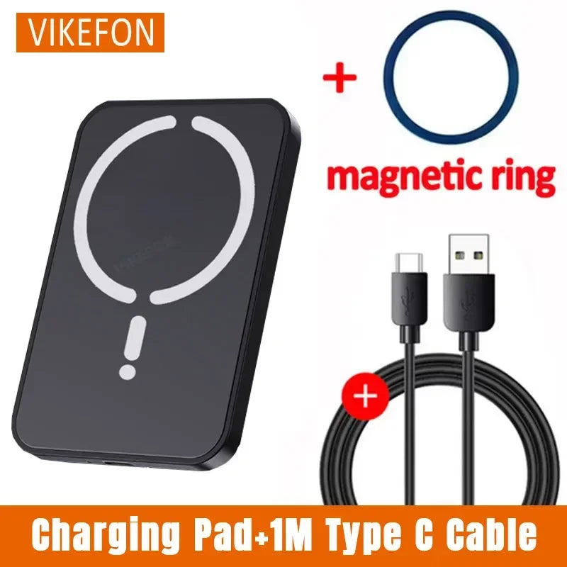 100W Magnetic Wireless Car Charger & Phone Holder for iPhone 16/15/14/13/12 Pro Max - Fast Air Outlet Charging Station