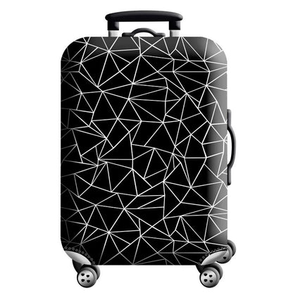 Luggage Cover for 18-32 Inch Suitcases - Stretch Fabric Baggage Protector & Dust Case Travel Organizer