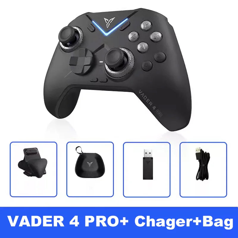 Flydigi Vader 4 Pro Wireless Game Controller for PC, Switch, Mobile, and TV - Vibrate Trigger, 1000Hz Performance