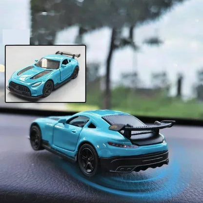 Sports Car Drift Model for Car Enthusiasts - Rotating Dashboard Decoration for Racing Vibes and Unique Center Console Style
