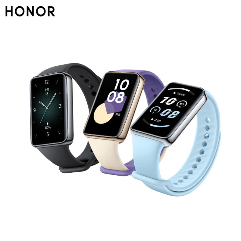 Honor Band 9 Smart Band for Fitness Enthusiasts | 1.57" AMOLED, All-Day Blood Oxygen & Heart Rate Monitoring, 2 Weeks Battery Life
