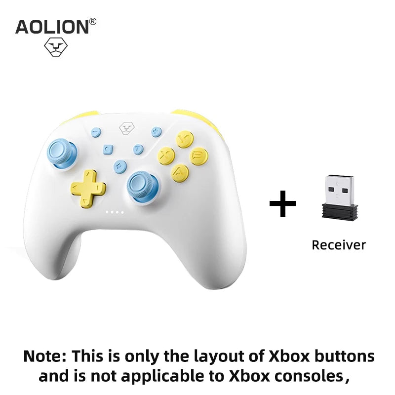 Aolion Pro Wireless Controller for Nintendo Switch, Lite, PC, iOS, Android - Turbo Gamepad for Ultimate Gaming Experience