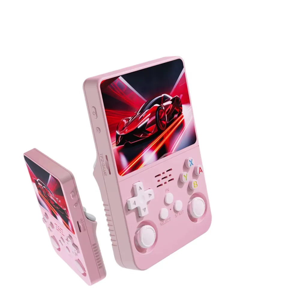 R36S Portable Retro Game Console for Kids - 3.5" ARKOS Handheld Gaming with Single Card