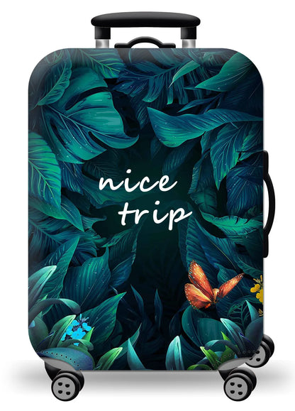 Luggage Cover for 18-32 Inch Suitcases - Stretch Fabric Baggage Protector & Dust Case Travel Organizer