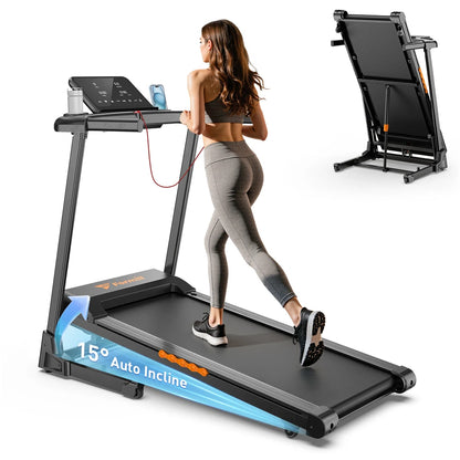Formill Foldable Treadmill for Home Fitness – Low Noise, Incline & Handrail Options | EU Warehouse