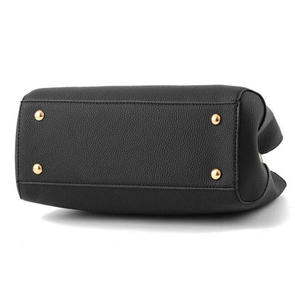 Yogodlns Elegant Messenger Bag for Women - Floral Pendant Office Tote & Crossbody Shoulder Handbag
