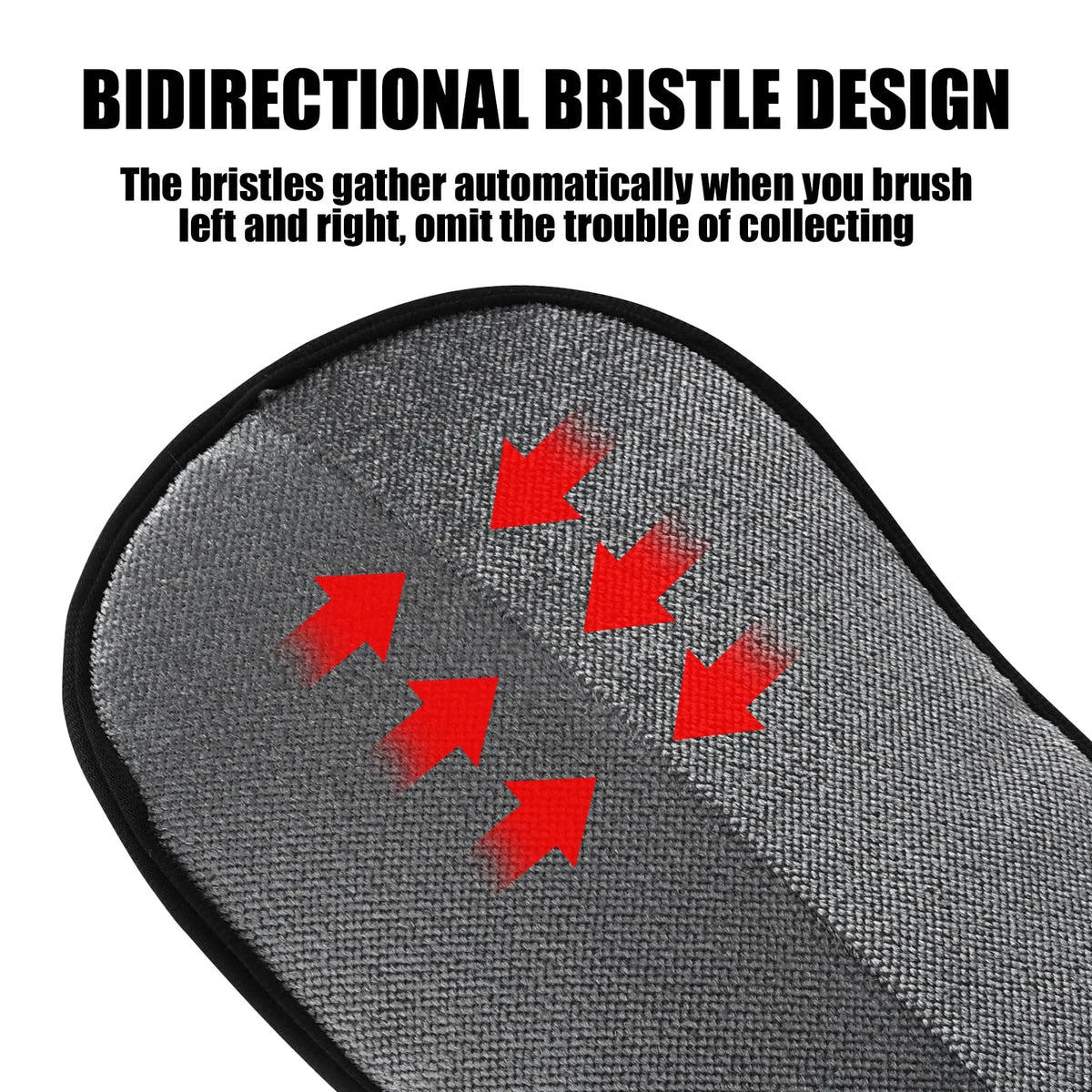 Double-Sided Pet Grooming Gloves for Easy Fur Removal from Carpets and Furniture