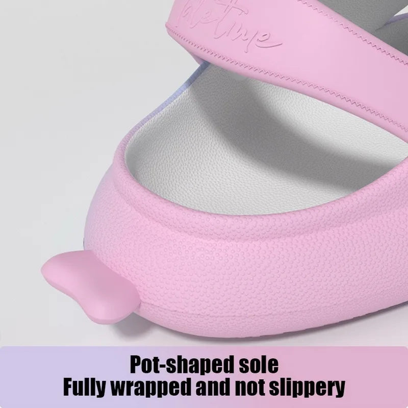 Kids Shark Slippers - Non-slip Cartoon Sandals for Boys & Girls - Comfortable Home & Beach Slides