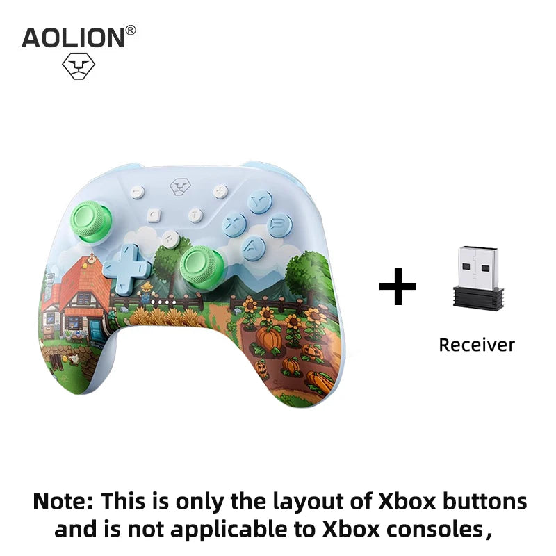 Aolion Pro Wireless Controller for Nintendo Switch, Lite, PC, iOS, Android - Turbo Gamepad for Ultimate Gaming Experience