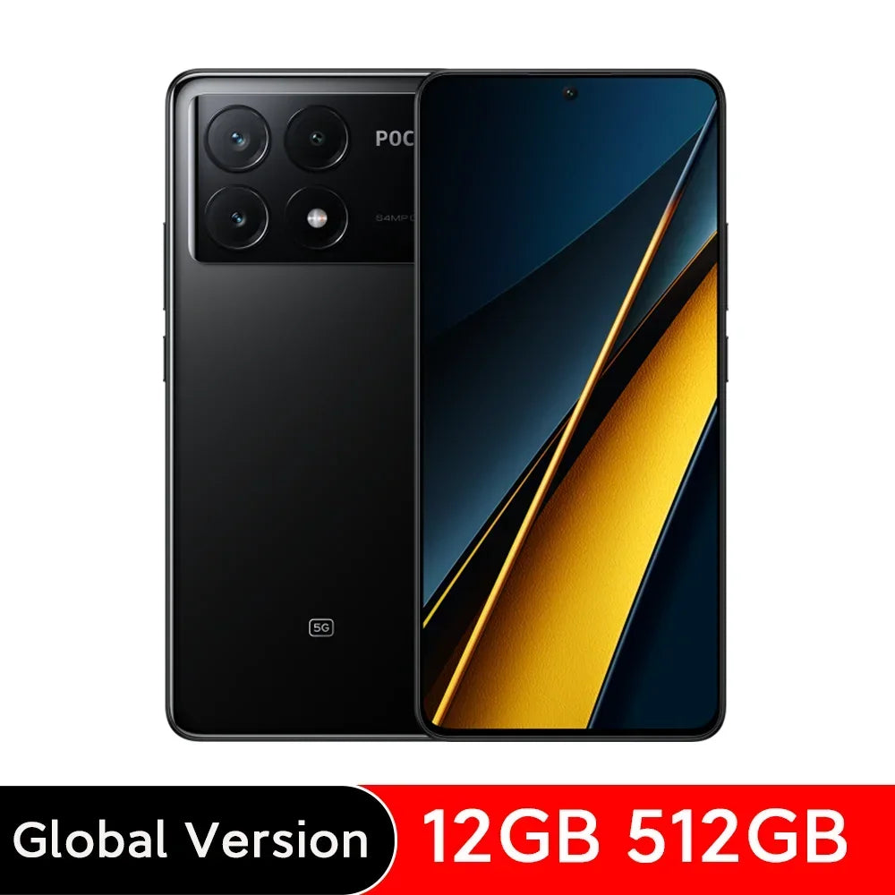 POCO X6 Pro 5G Smartphone for Gamers - Dimensity 8300-Ultra, 6.67" AMOLED, 64MP Camera, 67W Turbo Charging