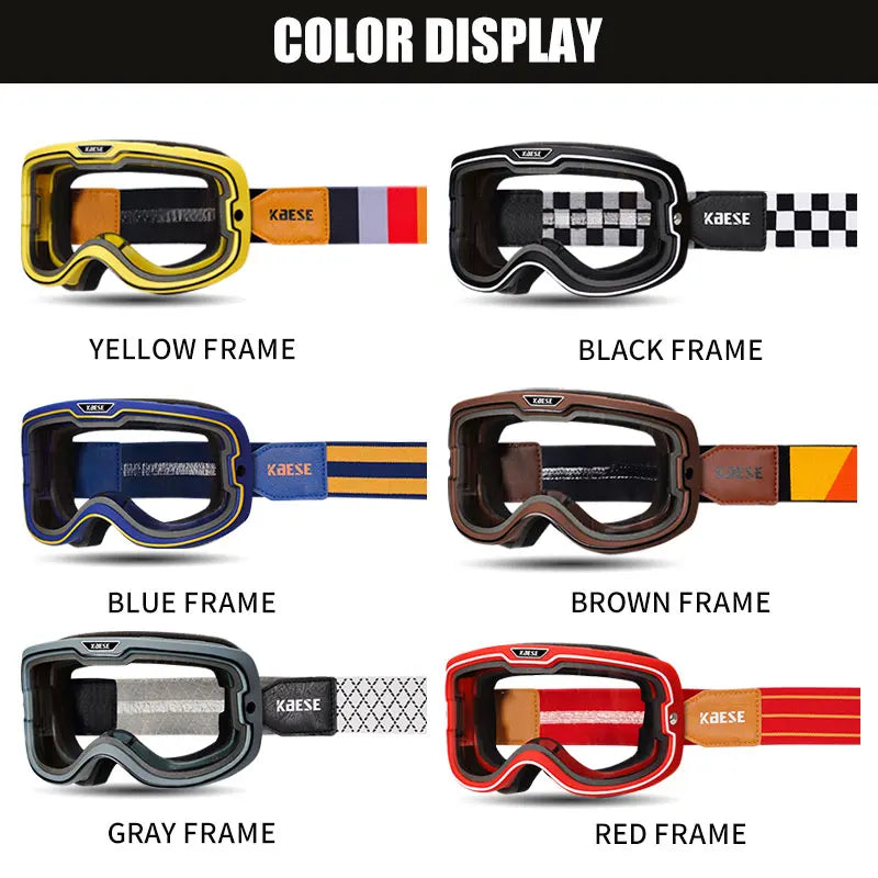 UV 400 Motorcycle Riding Glasses - Photochromic Sports Goggles for Motocross, Skating, Windproof & Dustproof Protection