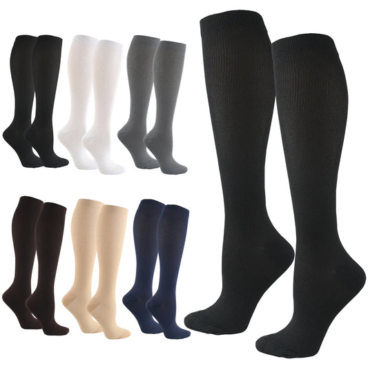 Varicose Veins Compression Socks for Golf, Rugby, Running, Hiking, Travel & Driving - Unisex Anti-Fatigue Support