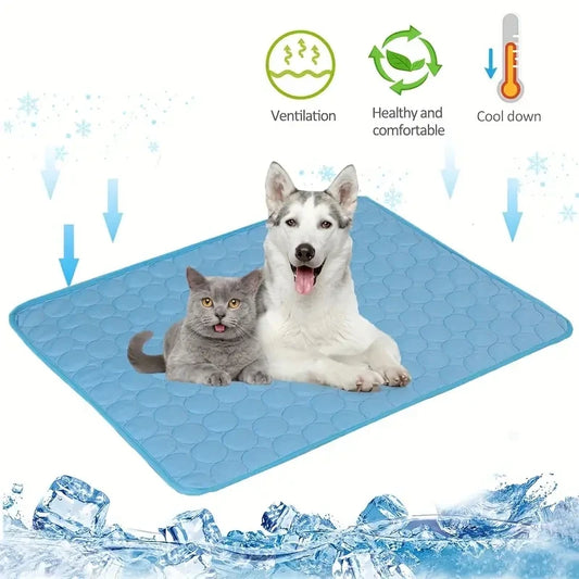 Dog Cooling Mat for Summer - Extra Large Ice Pad for Small & Large Dogs & Cats - Durable Pet Blanket for Sofa Use